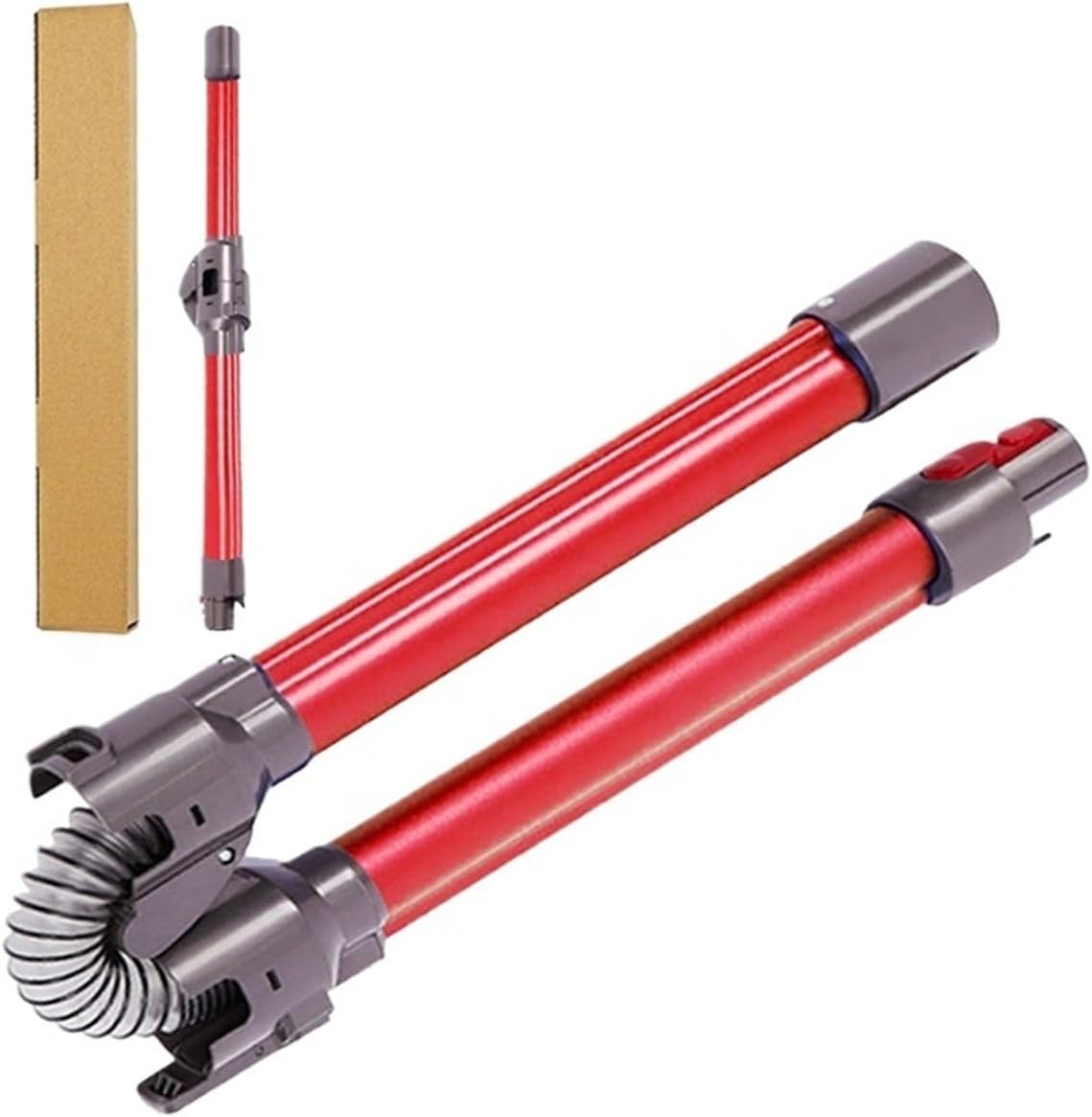 Folding Extension Rod ，Compatible for Dyson， V7 V8 V10 V11 Cordless Vacuum Cleaner Parts Metal Pipe Bar Handheld Flexible Bendable Wand Tube(0011800328J)