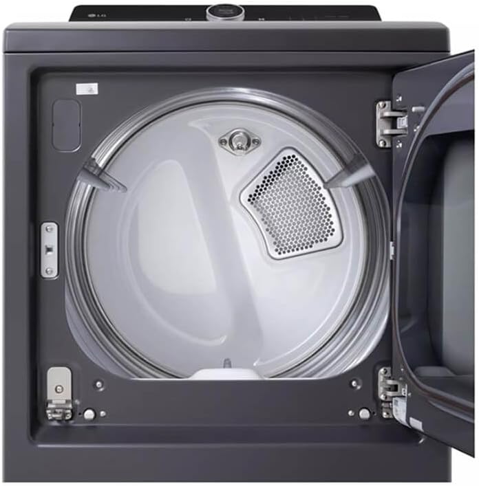 7.3 cu. ft. Vented Smart Electric Dryer in Matte Black with EasyLoad Door, TurboSteam and Sensor Dry Technology