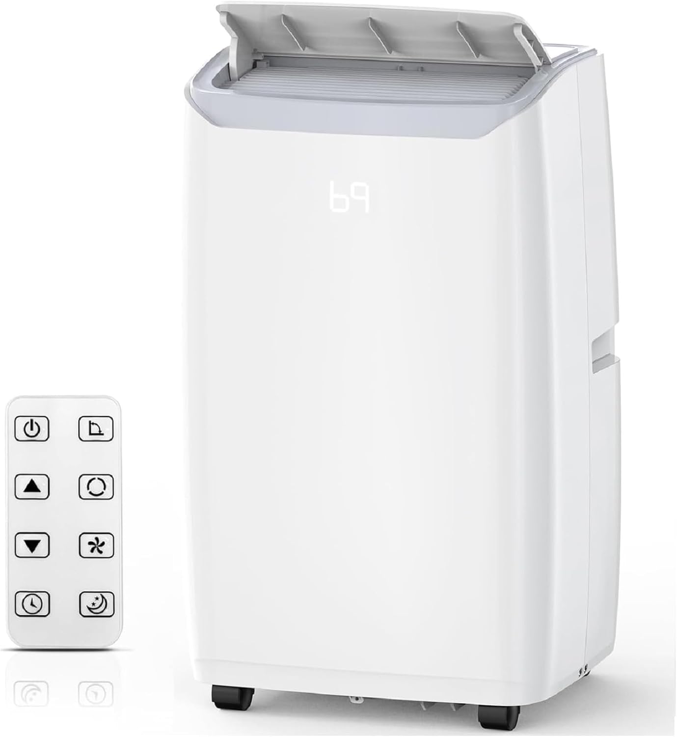 14000 BTU Portable Air Conditioner for 750 Sq.Ft Spaces,3-in-1 Ultra-Quiet Cooling System with Remote Control, Auto Oscillation, 24H Timer for Large Rooms, Living Areas & Bedroom Climate Control