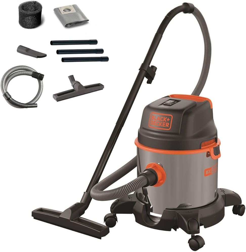 Black and Decker Aspiradora con depósito 20 litros 1400W 20 L