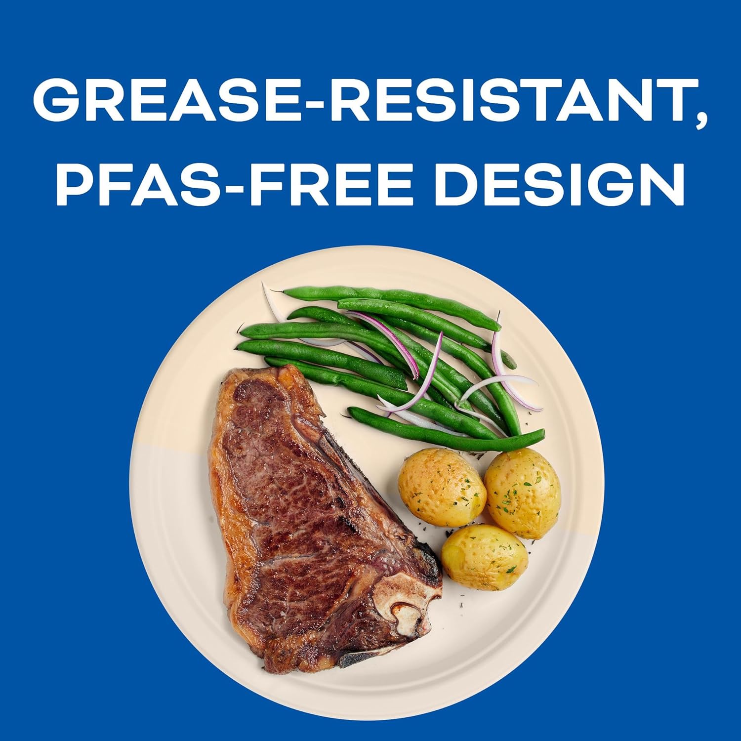 Dart 10FBRP1 10.2 in. Diameter ProPlanet Seal Compostable Fiber Dinnerware Plate - Natural (500/Carton)