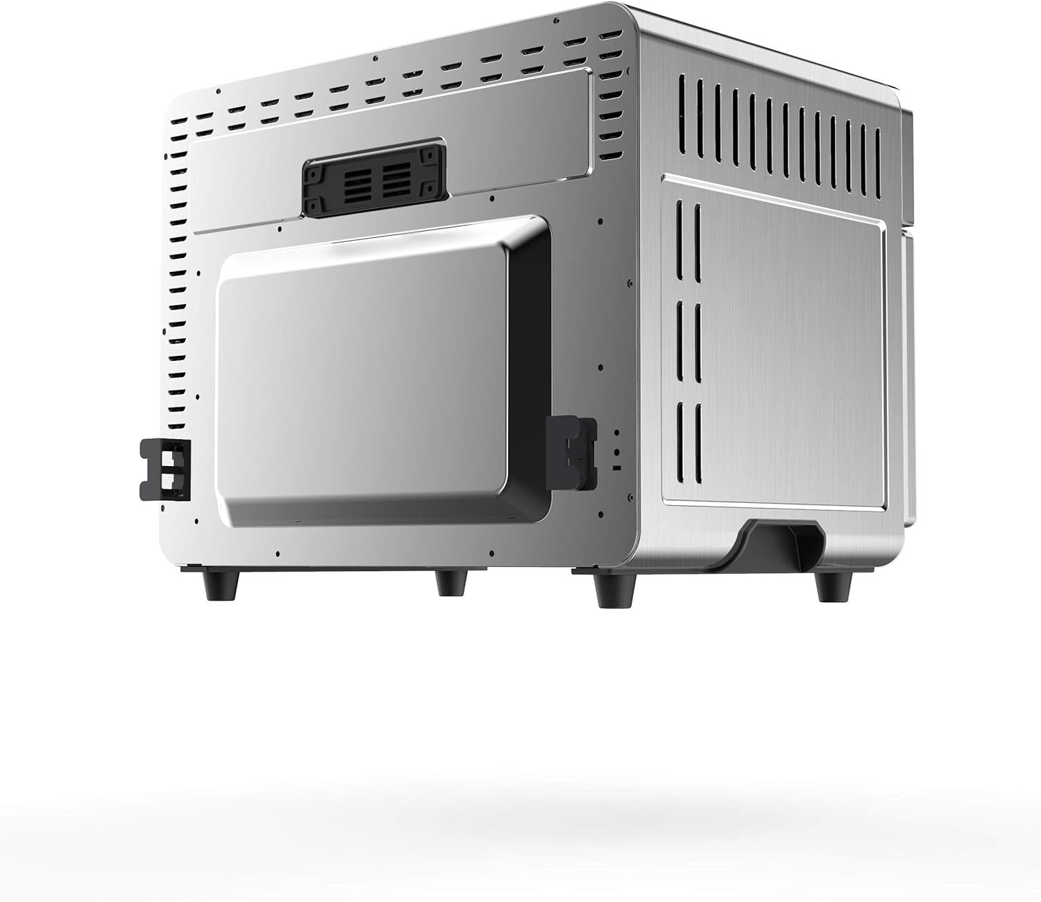 Megachef 10 in 1 Electronic Multifunction 360 Degree Hot Air Technology Countertop Oven, Silver Chrome, 25 Liter Capacity