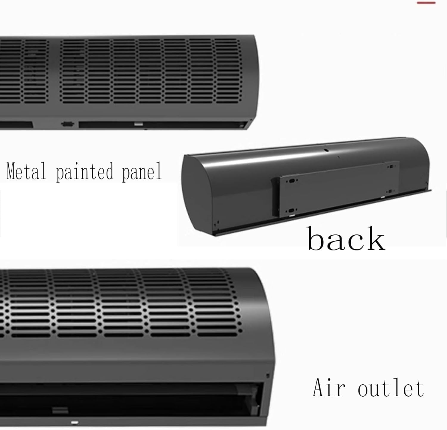 TIST Commercial Air Curtains Wall-mounted Air Curtain Fan - Commercial Super High Power Indoor Door Fan Ceiling Air Curtains Coolers(Remote Control Model,48in)