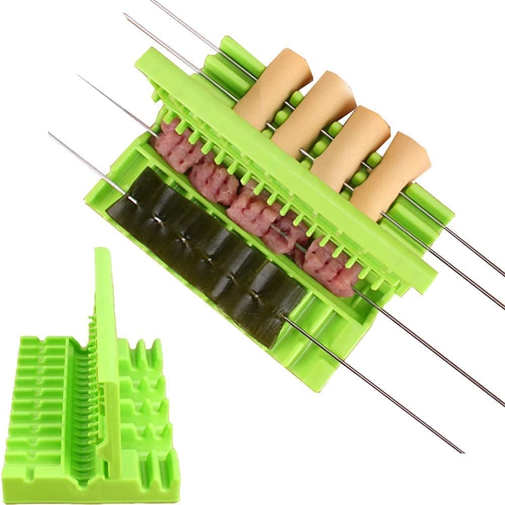Boom Skewer BBQ Maker Portable Quick Easy Barbecue Kebab Meat Machine Skewers Utensil