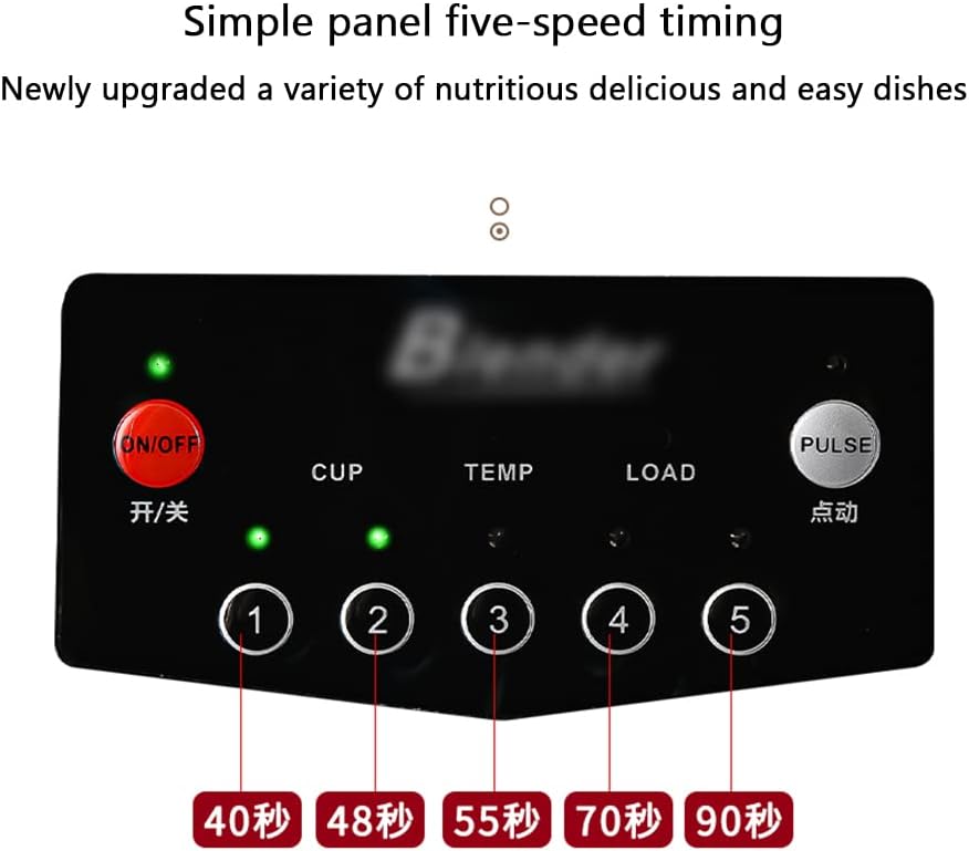 Commercial Milkshake Smoothie Maker, Kitchen Food Blender 2200W, High Power Home Commercial High Speed Blender, Built-in Timer, Smoothie Maker