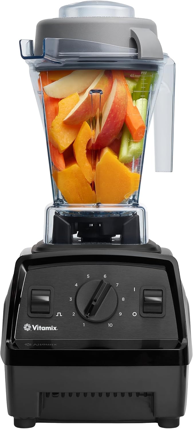 Vitamix Explorian E310 Blender, Professional-GradeKitchen Blender for Smoothies, Soups, Juices and More, 10-Speed, Stainless Steel Blades, Self-Cleaning Kitchen Appliance, 48 Oz Container, Black