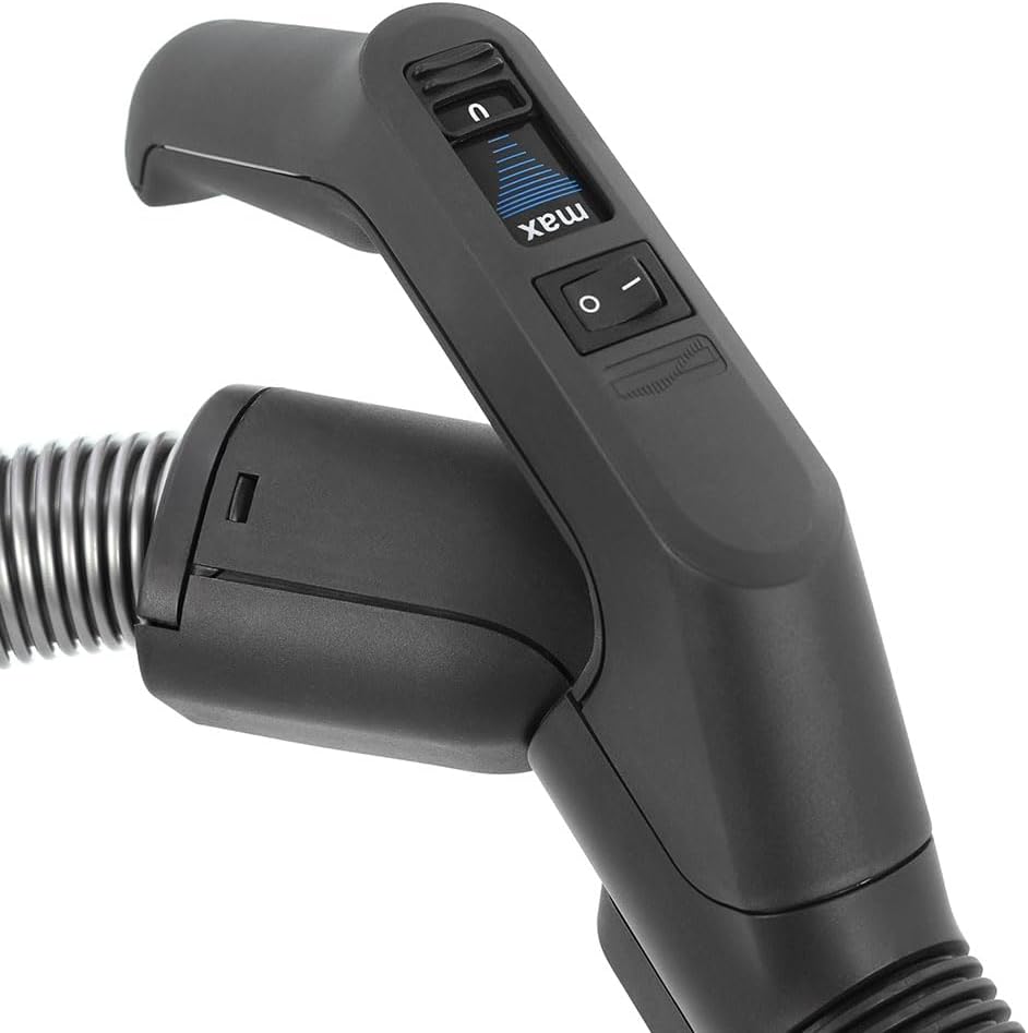 SEBO 9687AM AIRBELT K3 Premium Canister Vacuum Cleaner with 7-Year Motor Warranty, Comes with Powerful ET-1 Powerhead for Pets and Carpeting + Parquet Brush, 37-Foot Operating Radius, Made in Germany