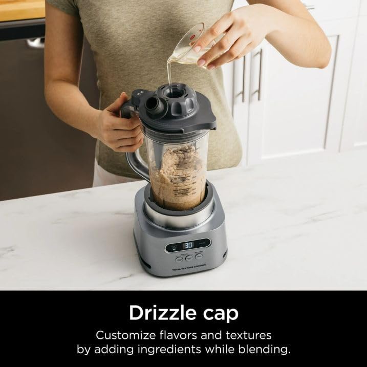 Ninjjaa TWISTi High-Speed Blender: 1500W, Auto-iQ, Twist Tamper for Smoothies & Nutrient Extraction,Frozen Drinks & Spreads with Hybrid-Edge Blades