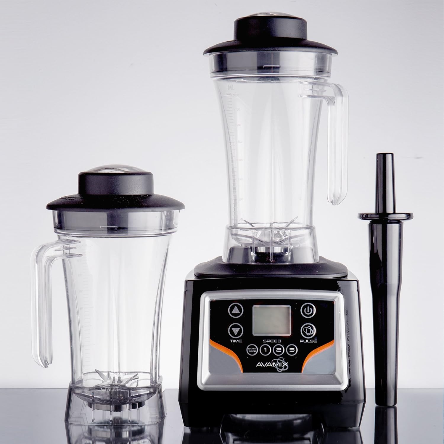 Tabletop King BX2100E 3 1/2 hp Commercial Blender with Touchpad Control, Adjustable Speed, and Two 64 oz. Polycarbonate Containers