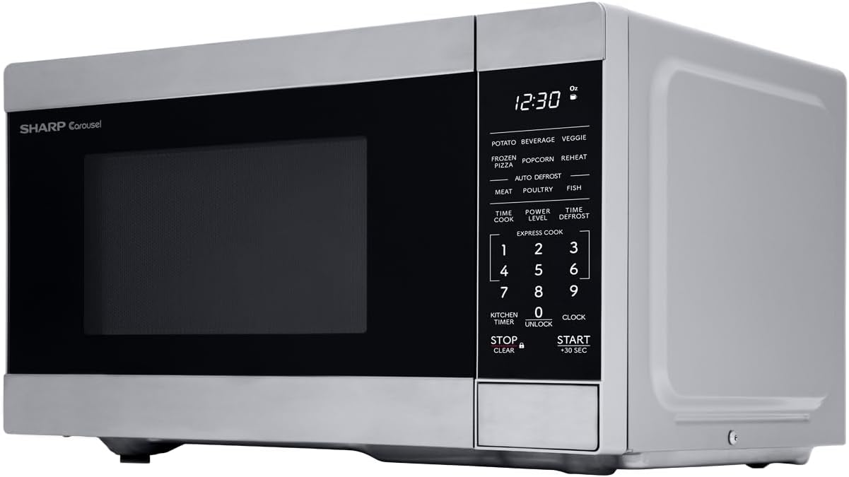 SHARP Countertop Microwave Oven with Removable 10.6