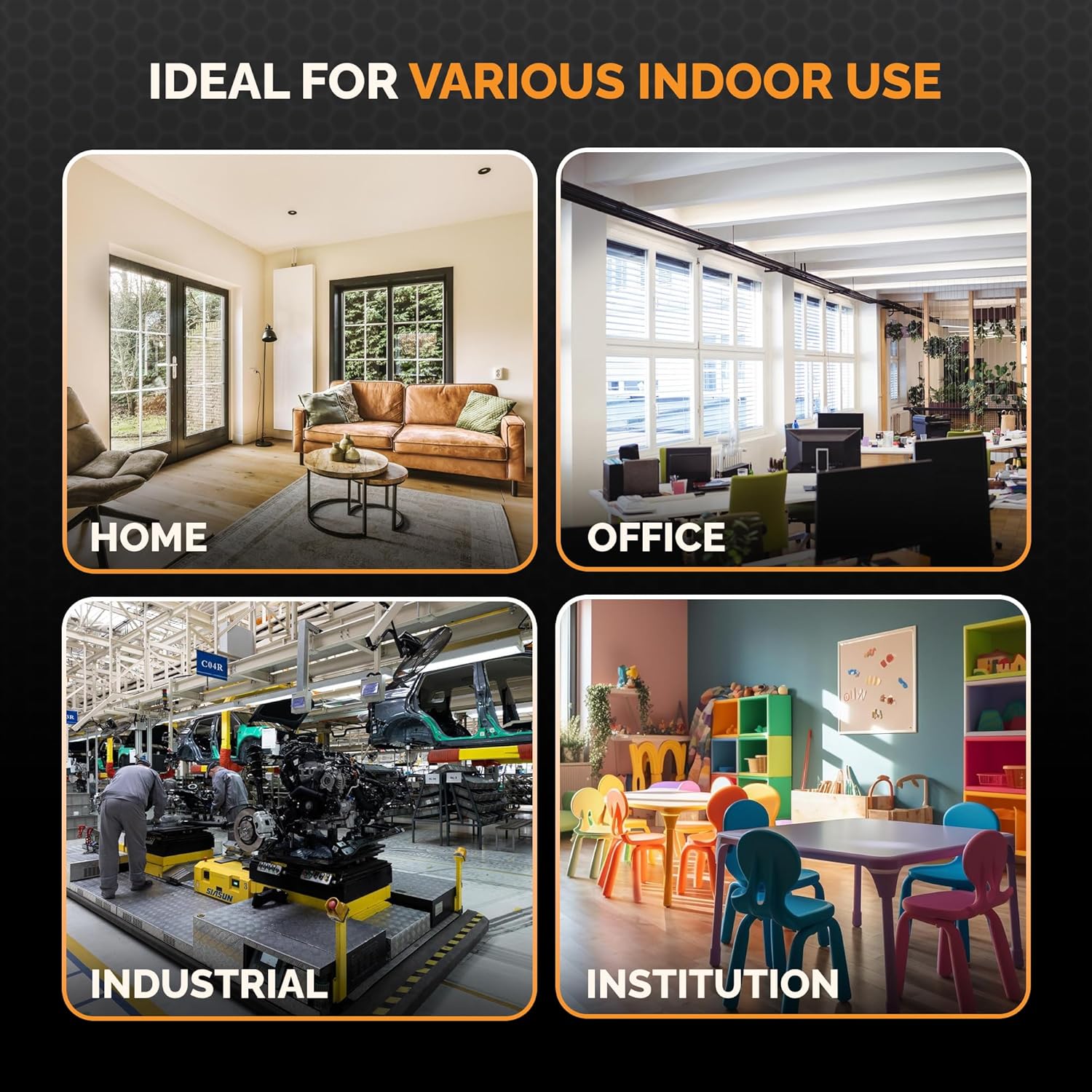 Tiger Tough 21x19x1 Air Filter MERV 8 MPR 600-800, High-Performance Pleated HVAC AC Furnace Filter Replacement for Home, 12-Pack