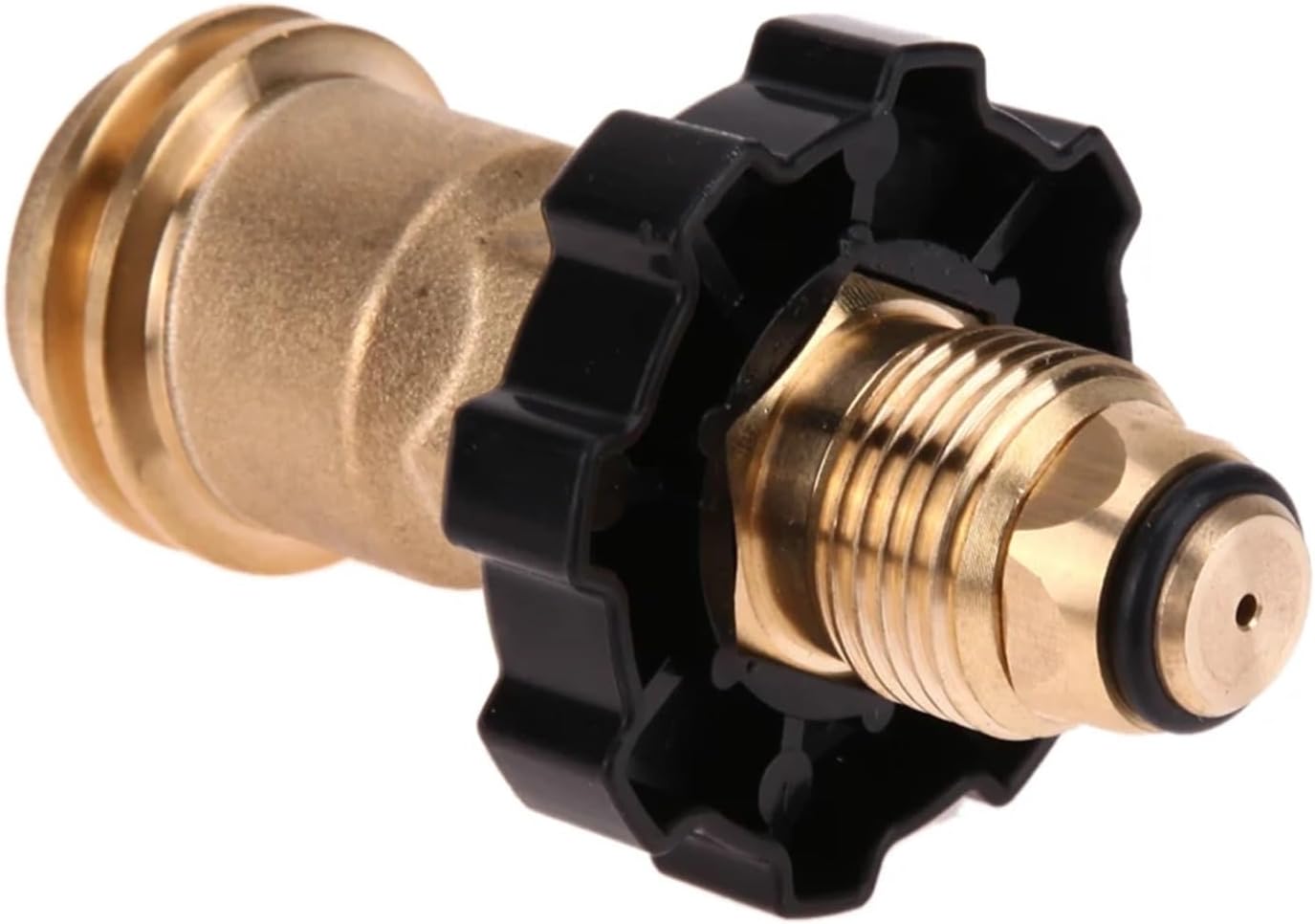 Gas Adapter Converts POL To QCC1/Type 1 Universal Fit Gas Bottle Connection Safe Propane Pressure Valve for BBQ Gas Grill Heater