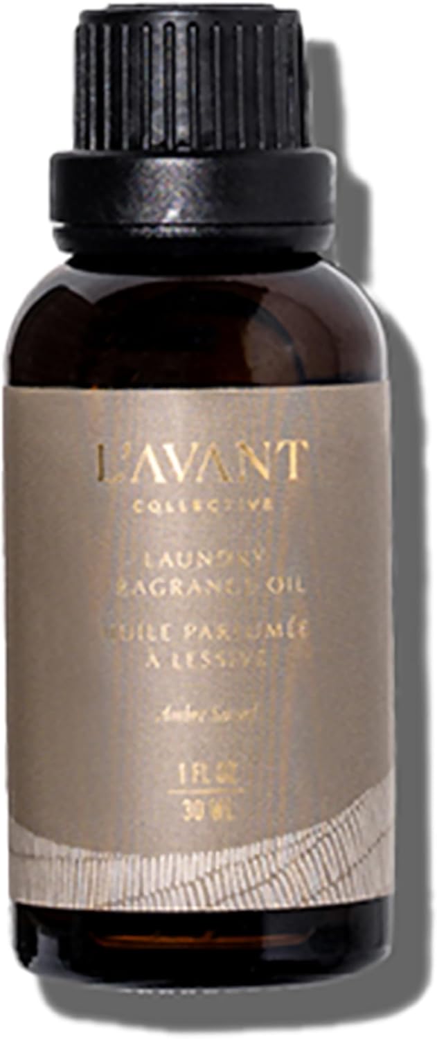 L'AVANT Collective | Essential Oils for Laundry - Dryer Balls Scents – Scented Fragrance Essential Oil Drops | Laundry Oil - Ambre Santal