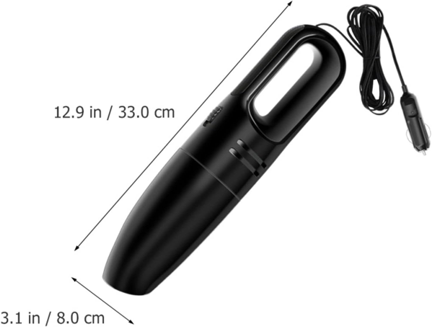 Car Vacuum Cleaner High Power 120W Portable Handheld Vacuum 16 Ft Cord for Car Interior Accessories Cleaning with Wet Or Dry,Gray