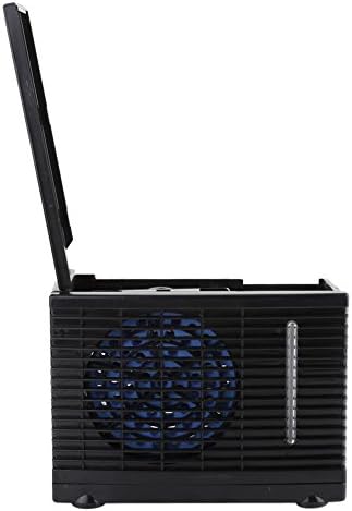 Portable 12V Car Truck Home Mini Air Conditioner Fan Evaporative Water Cooler Cooling Fan, 7.9 x 4.3 x 5.9inch