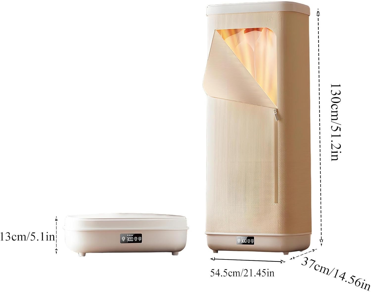 Folding Steam Closet, Mini Secadora De Ropa Portatil 240 Minutes Timer, Spin Dryer for Clothes 900w for clothes and fabrics, quick-dry steam