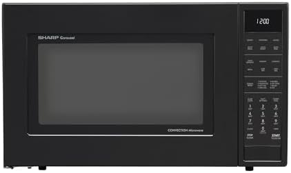 SHARP SMC1585KB Convection Countertop Microwave Oven with Removeable 15.4