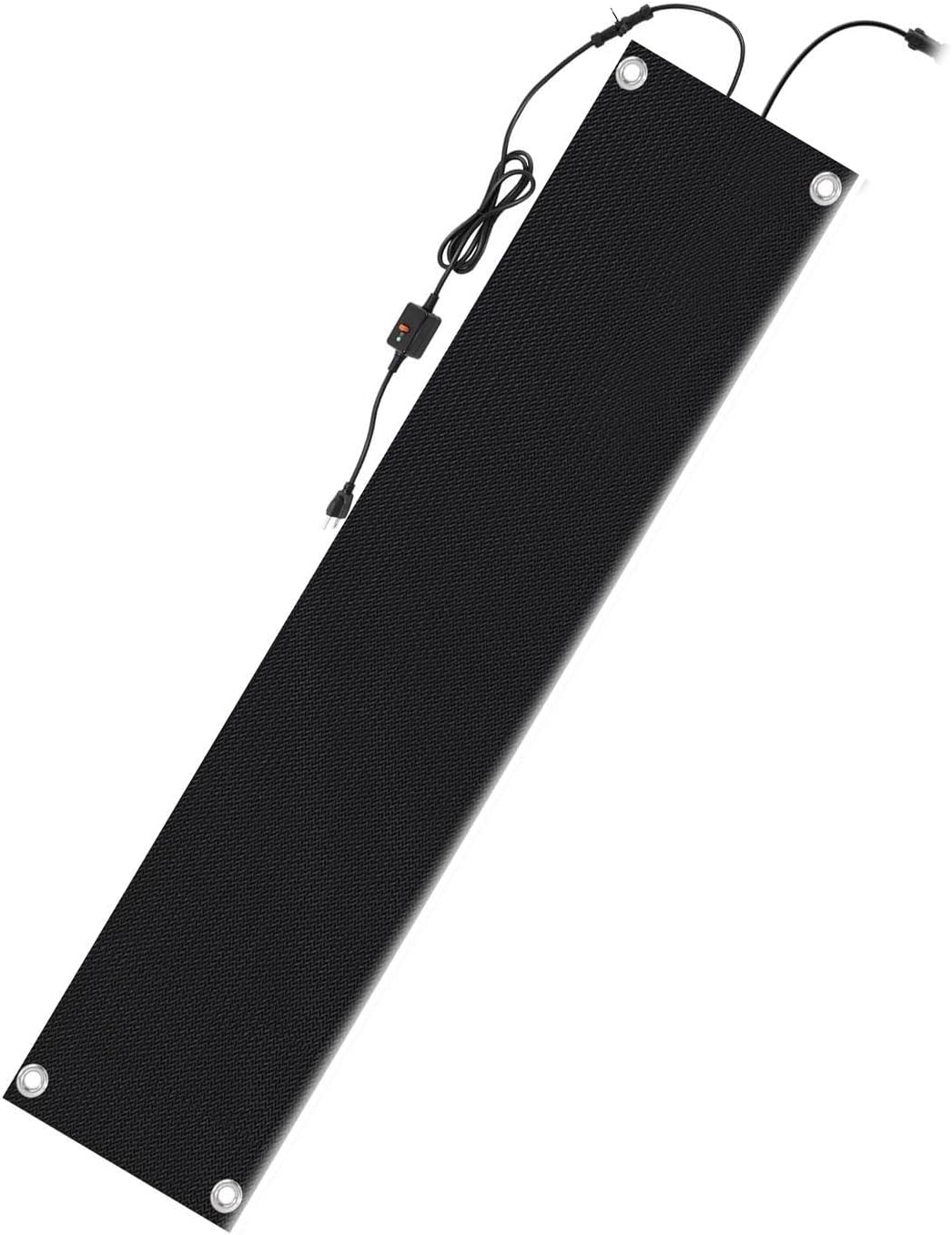 Heated Snow Melting Mats for Stairs- Heated Outdoor Mats for Walkways, Electric No-Slip Snow and Ice Melting Mats for Decks Sidewalks, Melts 3In of Snow per Hour, with Power Cord(1 Pcs,10in*35.4in/25.