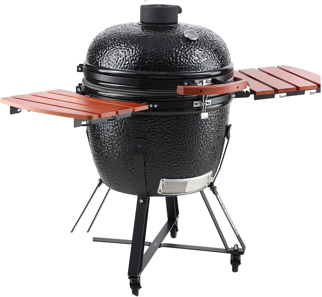 18/24inch Portable Charcoal Grill Propane Gas Grills With Cover And Cart Clay& Stainless Steel BBQ Grillfor Camping Picnic For Beginners DIY Use(24inch)