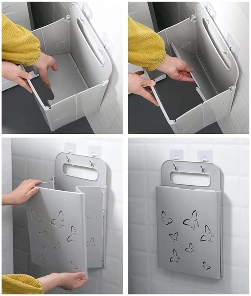 Laundry Basket Laundry Hamper Dirty Clothes Storage Basket,Foldable Laundry Basket,Hanging Washing Machine Basket Hampers For Laundry (Color : A, Size : 26.5 * 21.5 * 39cm)