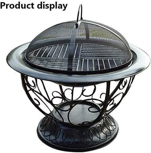 Fire Pits Outdoor Wood Burning Cauldron Outdoor Fire Pit Deep Bonfire Wood Burning Patio & Backyard Firepit