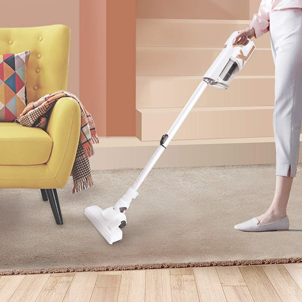Cordless Vacuum Cleaner, Handheld Stick Vacuum Lightweight 5Kpa Power Suction 2-in-1 Rechargeable for Home and Car Cleaning