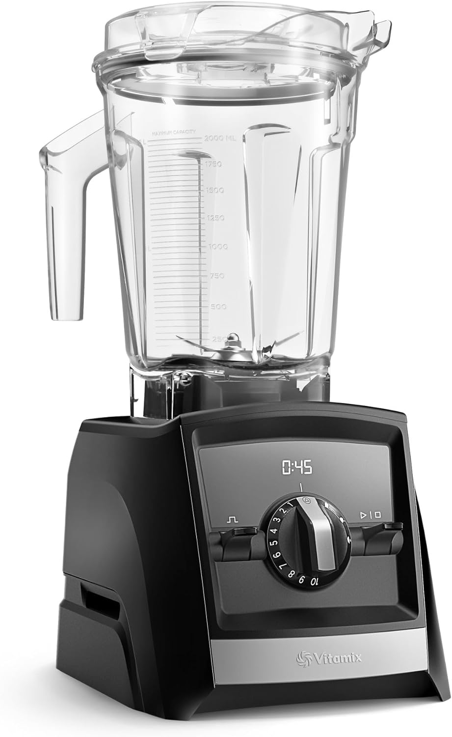 Vitamix A2500 Ascent Series Smart Blender, Professional-Grade, 64 oz. Low-Profile Container, Black