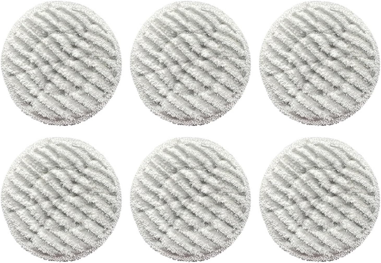 Compatible with Shark S7000 S7001 S7000AMZ S7001TGT S7201 T2 T21 U6002 Series Steam Mop Spare Parts Cleaning Mop Cloth Pads Replacement(6 pcs)