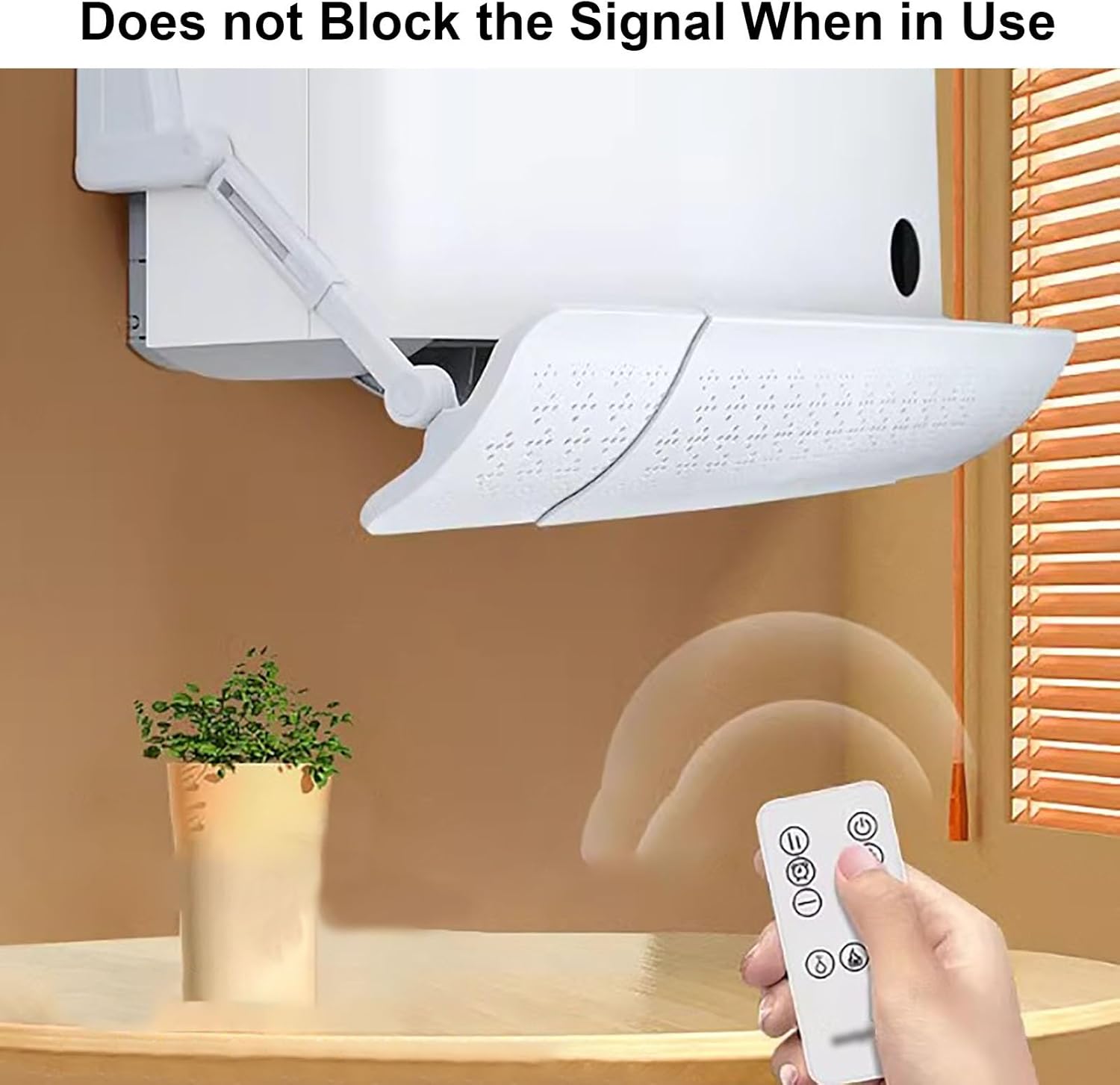 Air Conditioner Deflector, Air Conditioning Baffle, Adjustable length, Ac wind Deflector of Anti-Direct Wind Design