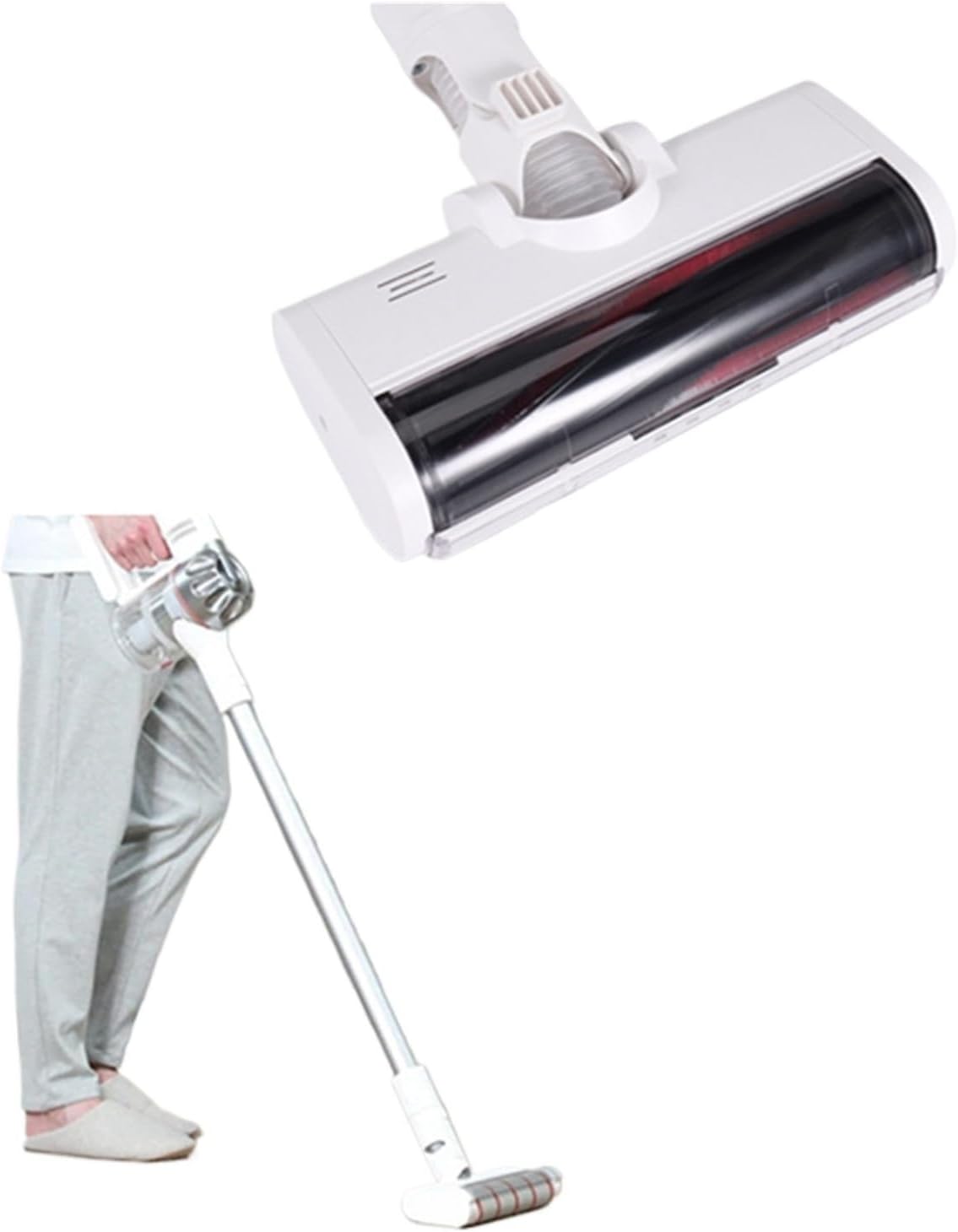 Vacuum Cleaner Electric Floor Brush Head LED Light Cleaning Brush，Compatible for Dreame， V8/V9B/V9P/G9