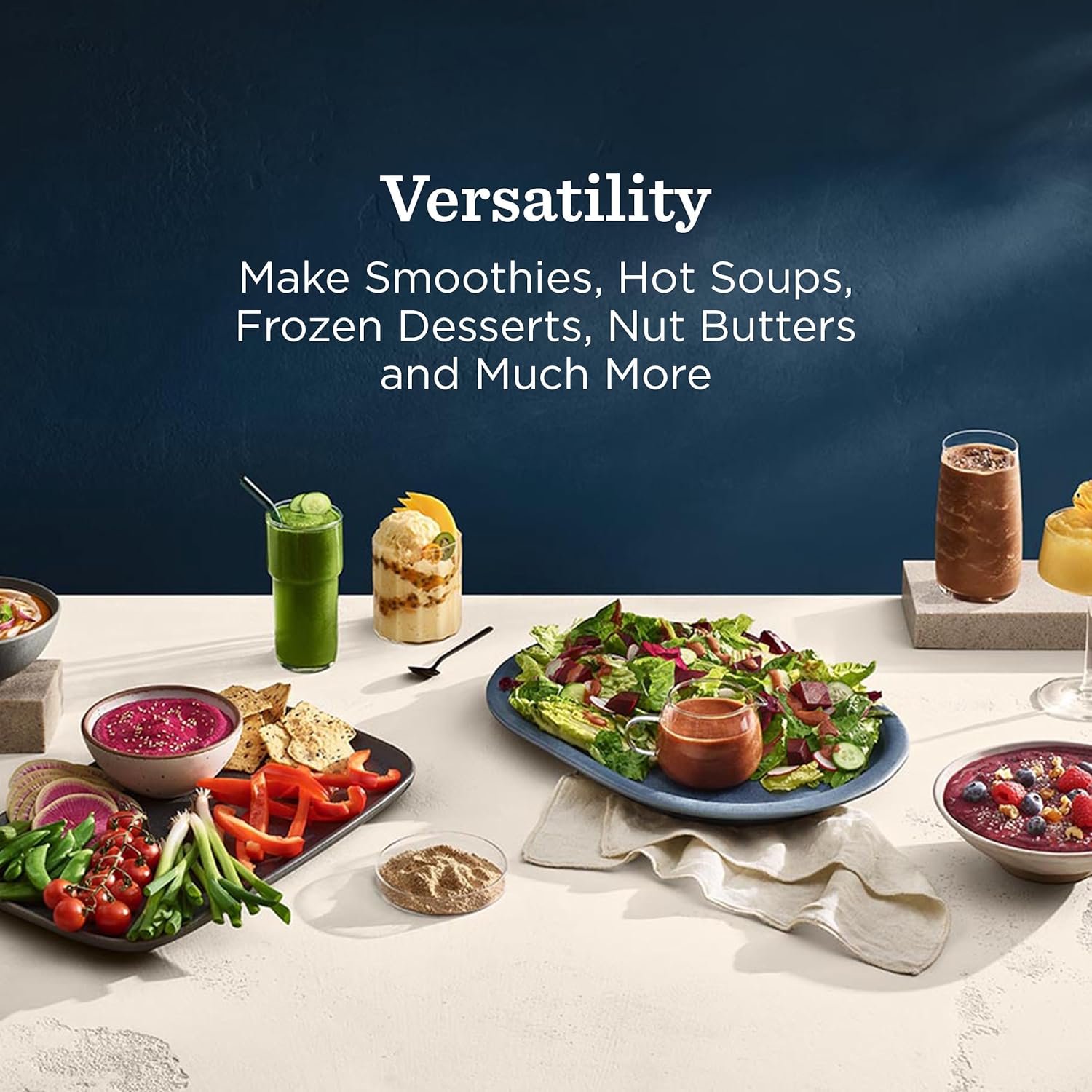 Vitamix Ascent X4 Blender with Five Blending Programs, Self-Cleaning Program, Professional-Grade Blender for Smoothies, Soups & More, Stainless-Steel Blades, 48 Oz Container, Brushed Stainless