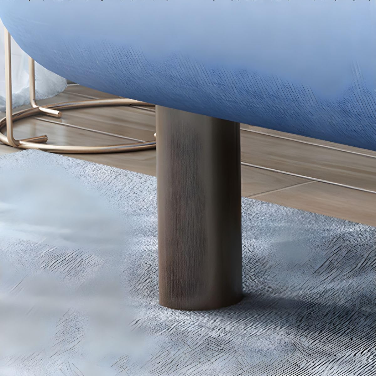 KWOKING Futon Sofa Bed with 2 Pillows & Pillow Back in Linen Blend Folding All-in-one Push-Pull Retractable Sofa Bed for Small Apartment Living Room Household Orange Full 59