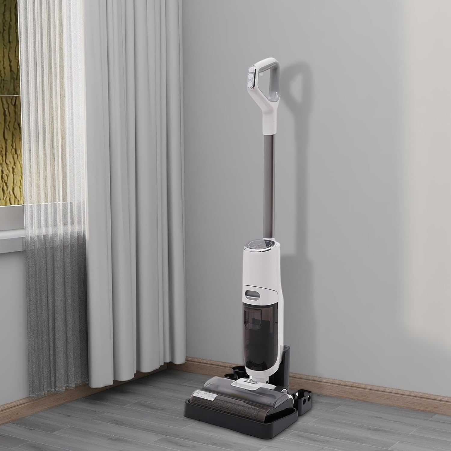 Wet Dry Vacuum Cleaner, 250W T9pro Cordless Floor Cleaner One-Step Cleaning Mop Smart Hardwood Floor Cleaner Machine, LED Display 25000Pa for Hardwood Linoleum Vinyl Marble