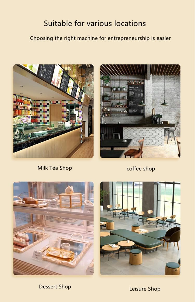 Professional Smoothie Blender, 2200W Commercial Blender, 17000RPM High Speed Blender with 5 Presets and Sound Enclosure, for Kitchen Milk Tea Coffee Dessert Leisure Shop