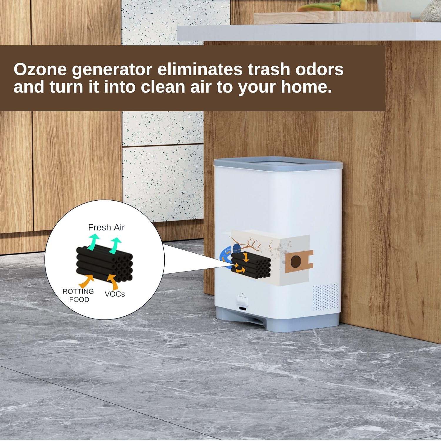 Touchless Vacuum Automatic Dustpan with 2 Operation Modes - Ultra Fast & Powerful Corded Canister Pet Vacuum for Sweeping Pet Hair, Salon, Food Crumbs & Dirt