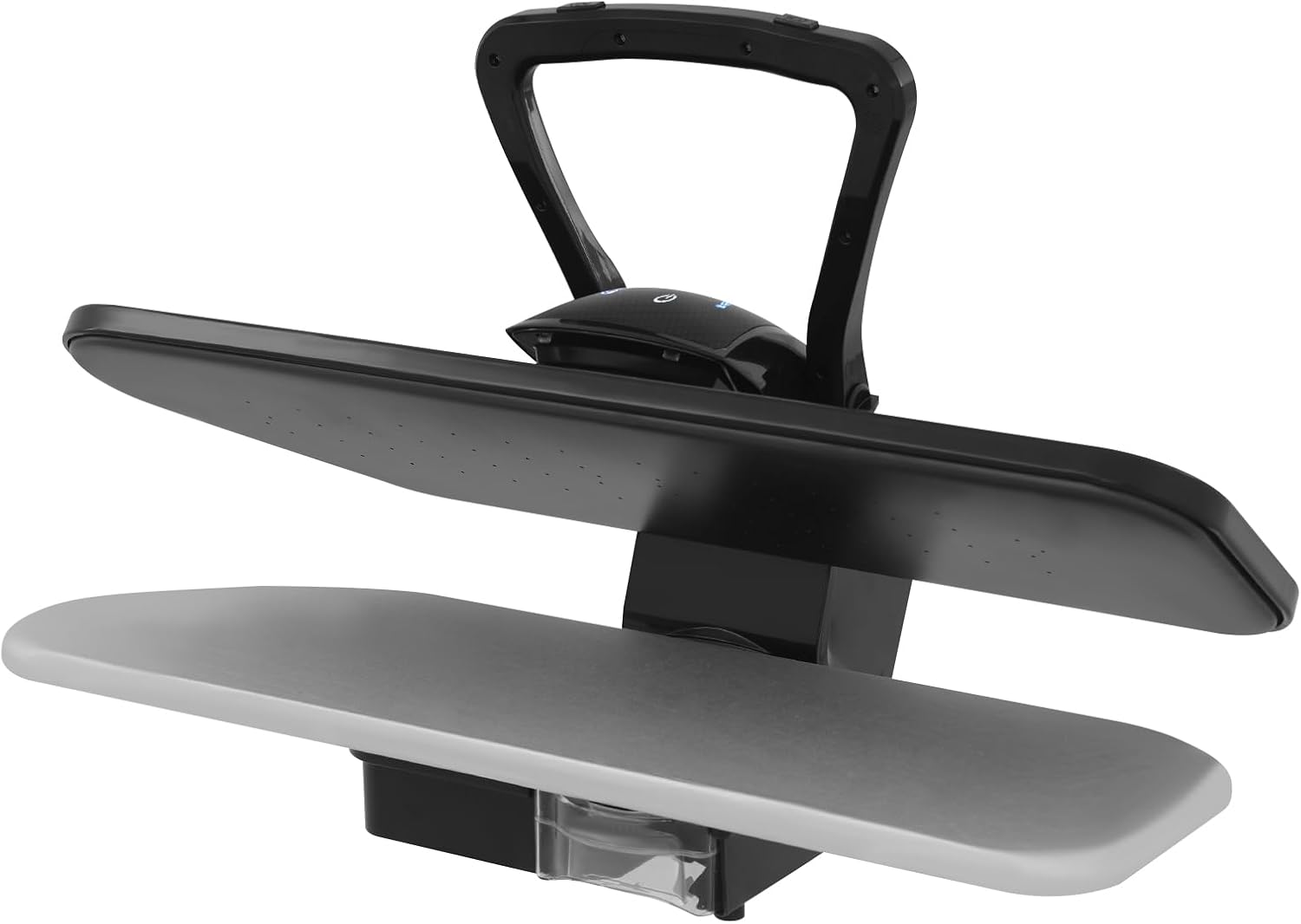 YIYIBYUS 1600W Intelligent Steam Press, Professional Steamer with Touch-Sensitive LCD Display, Digital Large Steam Press with 5 Fabric Setting for Clothes, Sheets, and Fabrics (Black)