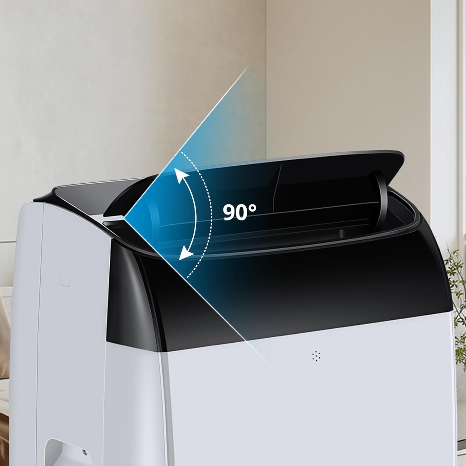 Portable Air Conditioners, 12,000 BTU 3-In-1 AC Units, Cooling Up to 550 Sq.Ft, Portable AC Units with LCD Display, Remote Control, 24h Timer, White