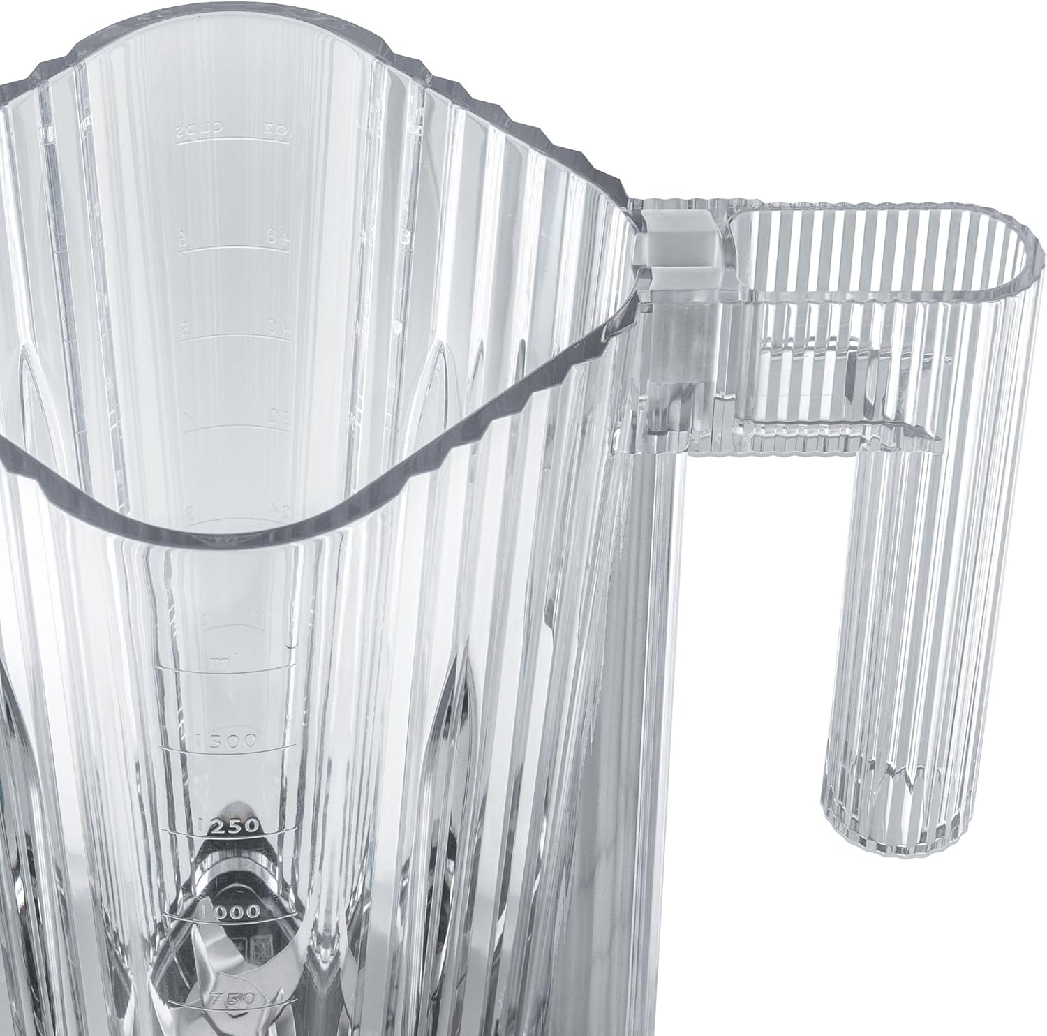 Alessi Plissé MDL09B/USA - Blender in Thermoplastic Resin, Graduated Pitcher in PCTG, US Plug 700W, Black