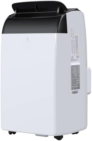 Portable Air Conditioner 12,000 BTU, for Room Up to 550 Sq. Ft., 3-In-1 AC Unit With LED Display, Dehumidifier & Fan, Installation Kit & Remote Control