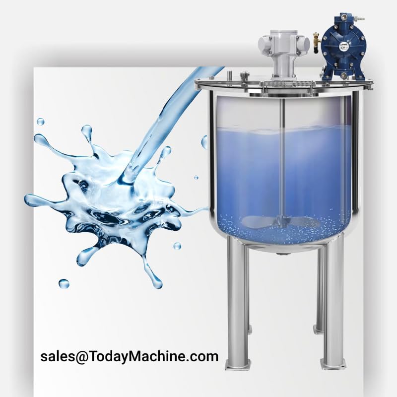 Juice milk and ice mixing and blending machine Ice crushing machine Ice cream material liquid production mixing tank machine