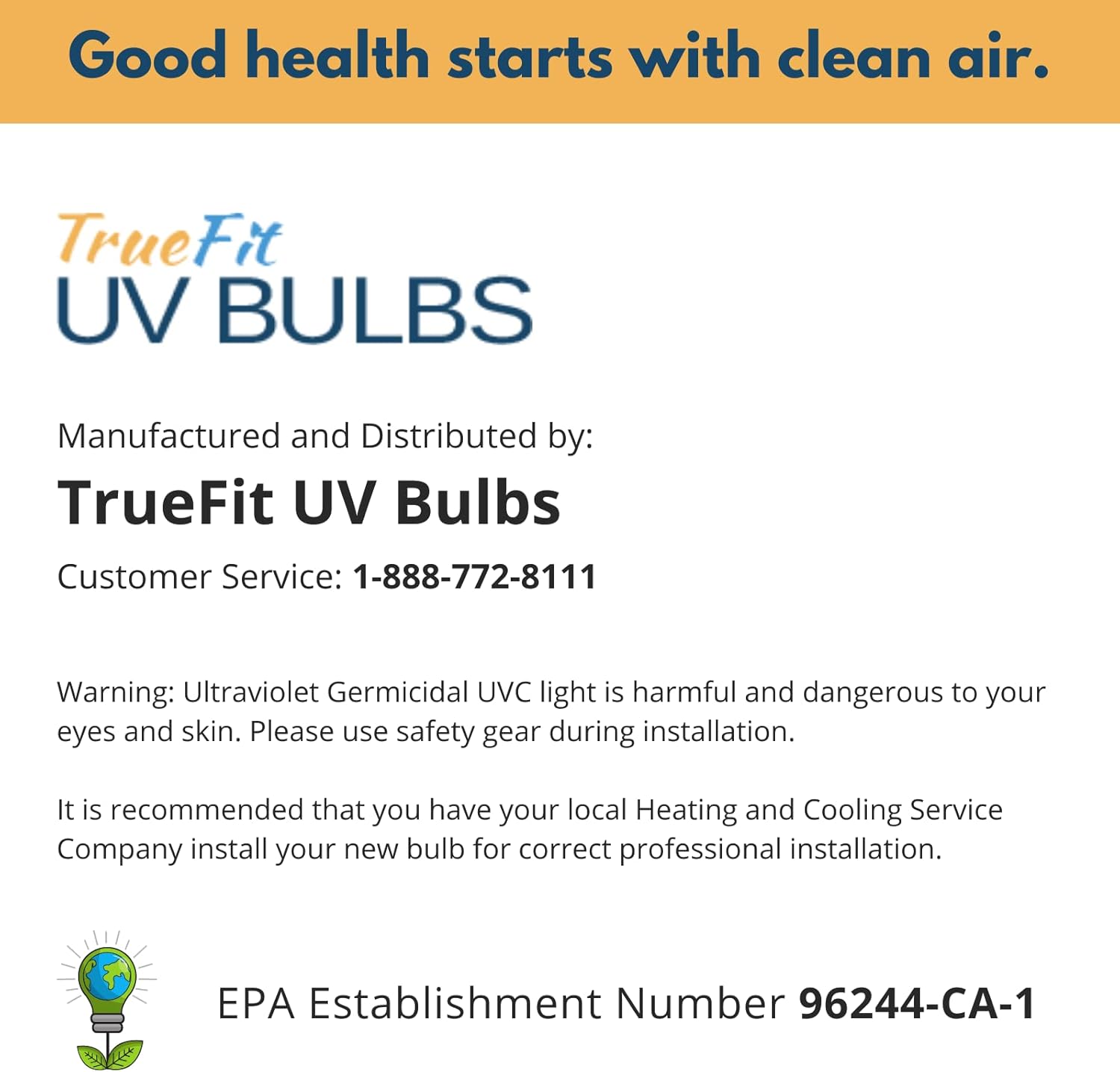 TrueFit Air Scrubber Plus Advanced Photocatalytic Oxidation (PCO) 9