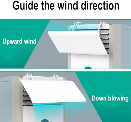 Retractable Length Flow Deflector for Portable Air Conditioner,Baffle Shield for Air Conditioner,Adjustable Flow Deflector