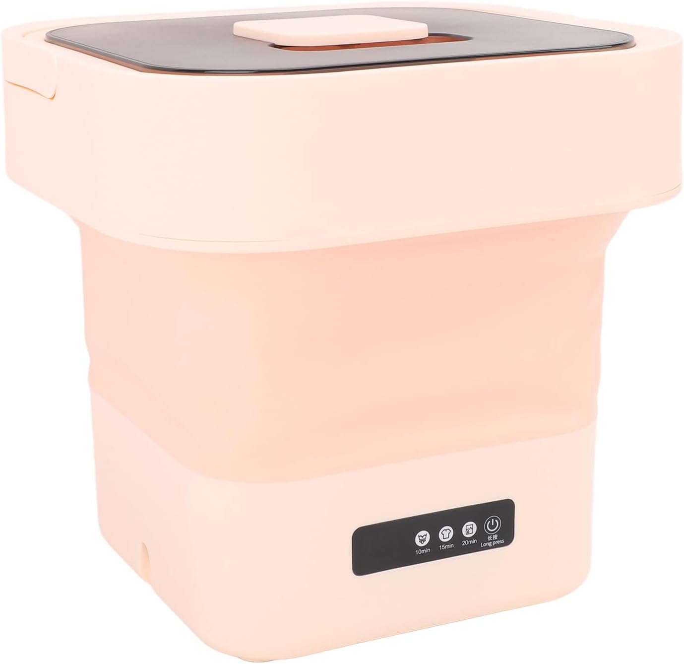 Portable Washing Machine 10L, Fully Automatic Mini Foldable Washer, Foldable Laundry Washer Small Washer for Baby Clothes Underwear Washing Machine (US Plug)