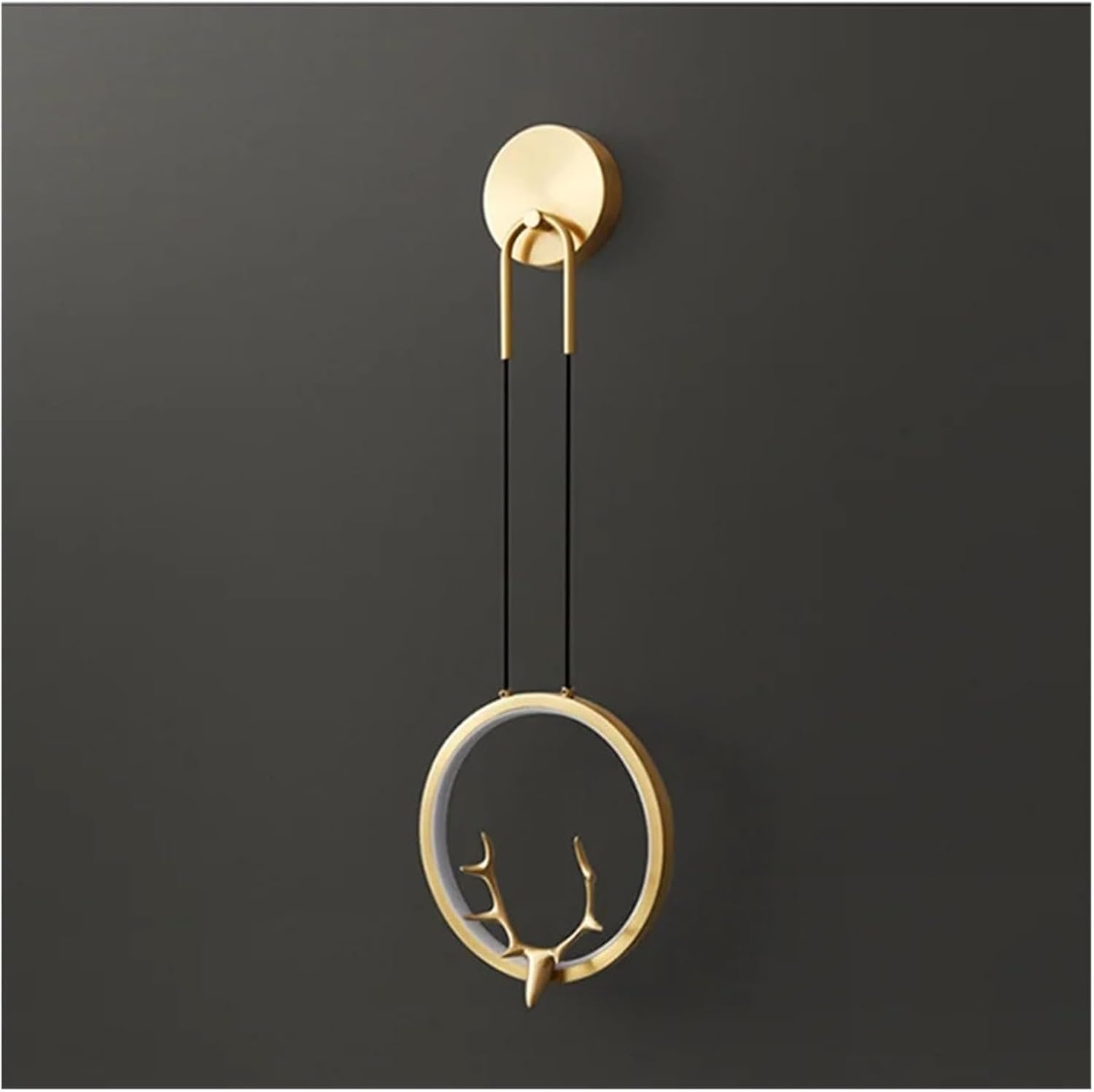 Contemporary Copper Wall Light LED 3 Colors Brass Gold Sconce Lamp Creative Antlers Decor for Home Living Bed Room ﻿,Household