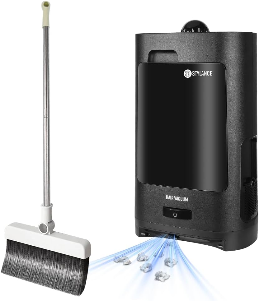 Touchless Vacuum Automatic Dustpan, Fast Function - for Sweeping Salon Home Pet Kitchen Dust Debris Hair, Automatic Infrared Sensors, Corded Canister Vacuum, 1400 Watt