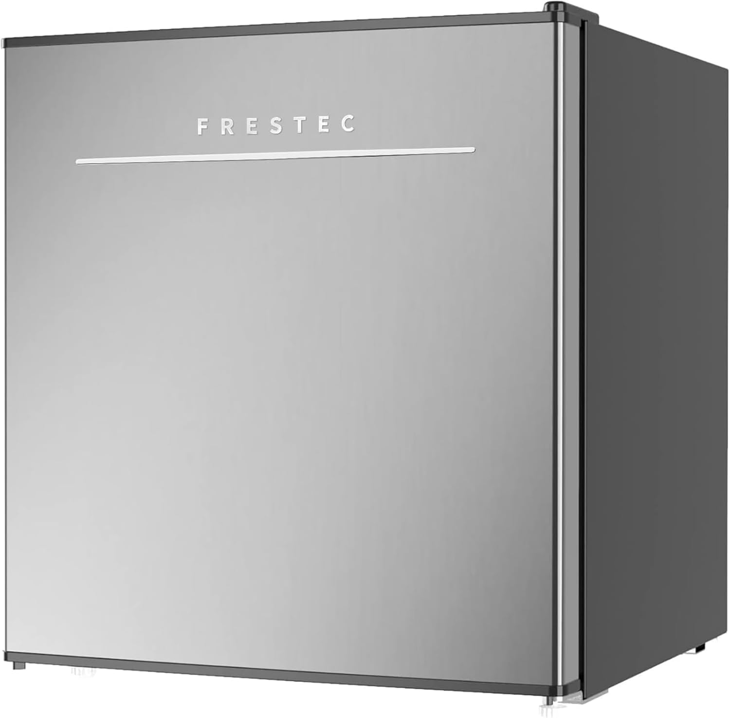Frestec 1.7 Cu.Ft Mini Fridge with Freezer, Mini Fridge for Bedroom, Small Refrigerator, Dorm Refrigerators with Freezer, Compact Refrigerator for Office, Apartment, Dorm, Bedroom (Grey)