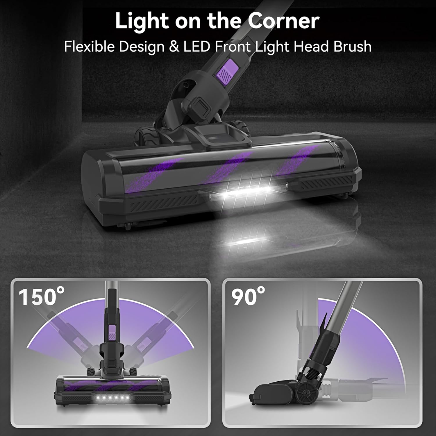 Cordless Vacuum Cleaner,8-in-1 Vacuum Cleaners for Home,