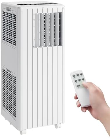 Garvee 8000 BTU Portable Air Conditioners, Portable AC With Remote for Room to 300 sq.ft 3 in 1 Air Conditioner With Dehumidifying/Fan/Timer And Window Kit