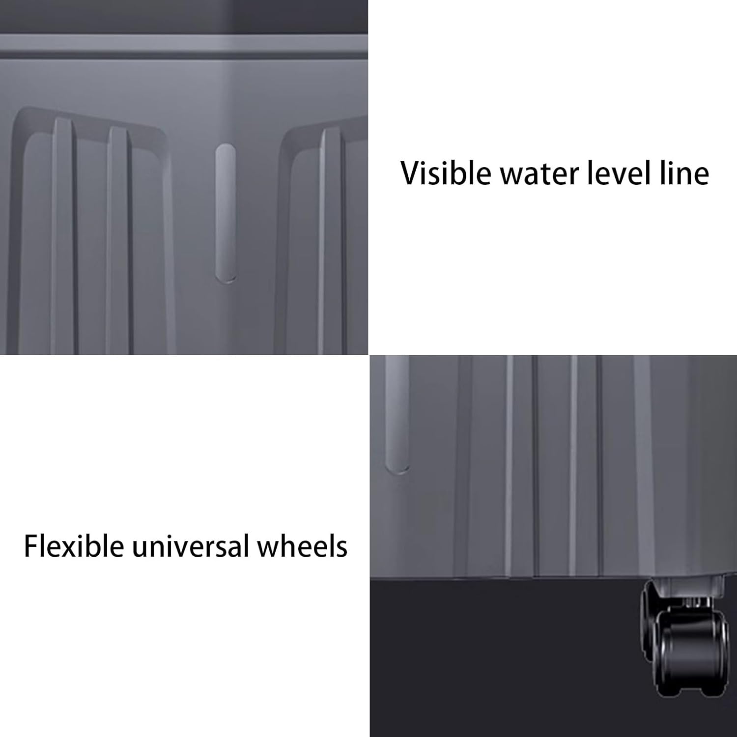 Portable Air Conditioners, Evaporative Air Cooler with Big Water Tank and 3 Speeds, Personal Swamp Air Cooler for Rooms Office(48 * 35 * 115cm)