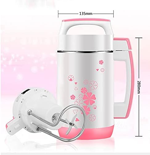 Multifunction Soymilk Machine Stir Rice Paste Maker Stainless Steel Filter-free Automatic Heating Soya-Bean Milk Juicer